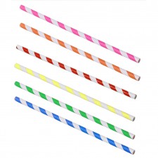 Pink Straws, 100pk