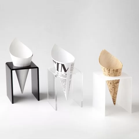 Splattered Ice Cream Cone Liquid Glue Holder 