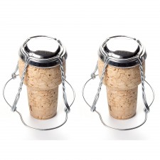 Champagne Caps, Silver, 100pk