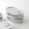 Oval Aluminium Cans with Lids, 120ml by 100% Chef, 235pk Oval Aluminium Cans with Lids, 120ml by 100% Chef, 235pk