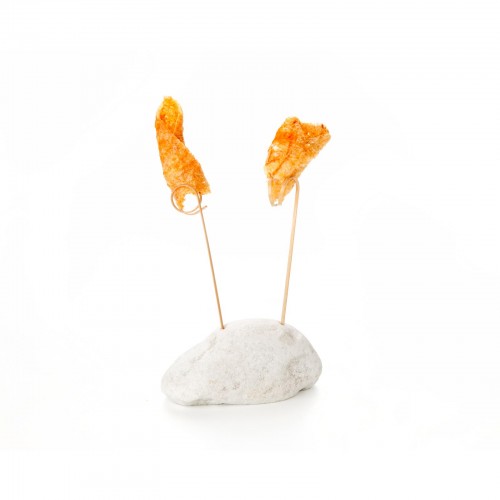 Rock Support for 2 Skewers, White Marble by 100% Chef, 1 unit