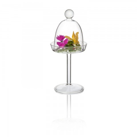 Mini Cloche with Plate and Support, 8x8x17cm, 1 unit Mini Cloche with Plate and Support, 8x8x17cm, 1 unit