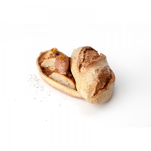 Bocadillo Porcelain Bread Plate, 20x9x5cm, 1 unit Bocadillo Porcelain Bread Plate, 20x9x5cm, 1 unit