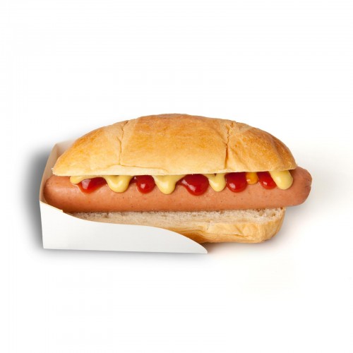 Mini Hot Dog Tray, 8x4x3cm, 100pk