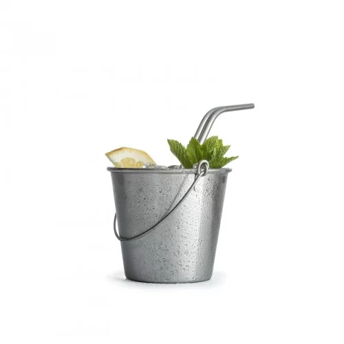 Stainless Steel Straws (Bent, 6mm x 215mm) by 100% Chef, 4pk Stainless Steel Straws (Bent, 6mm x 215mm) by 100% Chef, 4pk