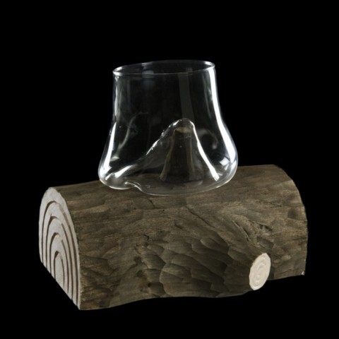 Wood Trunk Glass by 100% Chef, 1 unit