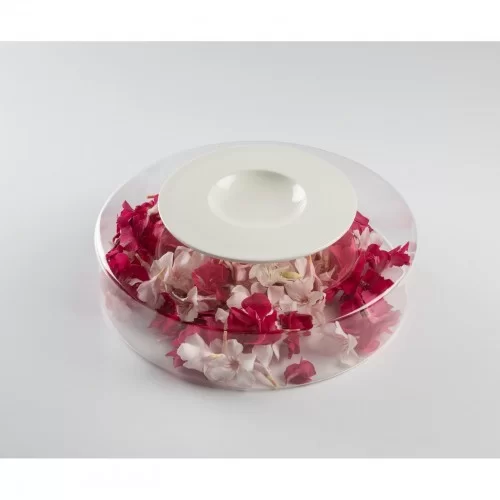 Advance Scene Glass Base dia 28 x 8.5cm by 100% Chef, 1 unit Advance Scene Glass Base dia 28 x 8.5cm by 100% Chef, 1 unit