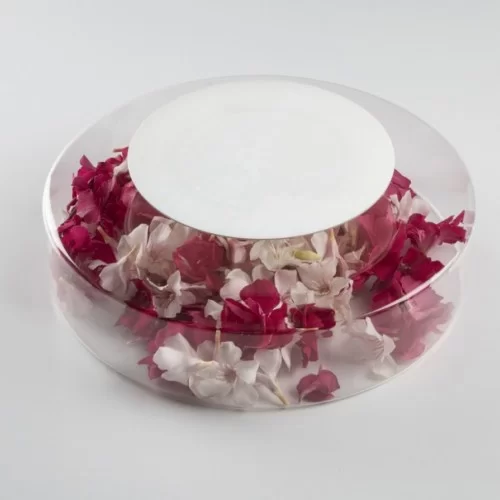 Opal Glass Pearl Plate dia 17cm by 100% Chef, 3pk Opal Glass Pearl Plate dia 17cm by 100% Chef, 3pk