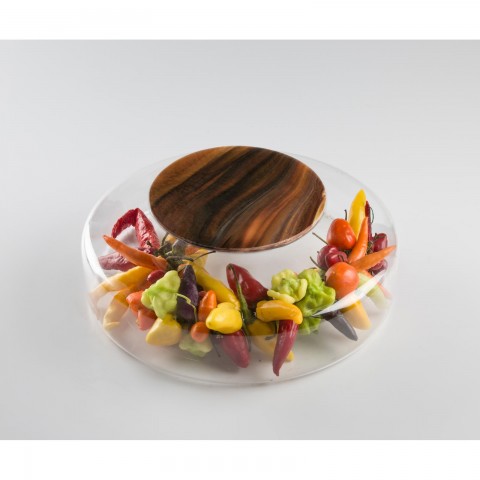 Tiger's Eye Marble Plate dia 17cm by 100% Chef, 3pk Tiger's Eye Marble Plate dia 17cm by 100% Chef, 3pk