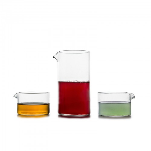 BORO Glass Jar, 200ml by 100% Chef, 2pk