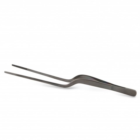 Black Titanium Sushi Tongs, 200mm by 100% Chef, 1 unit