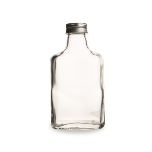 Speakeasy Glass Hip Flask, 200ml by 100% Chef, 24pk