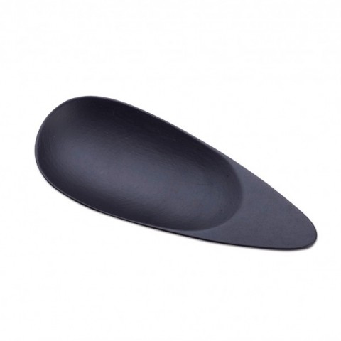 Black Bamboo Drop Plate by 100% Chef, 10pk Black Bamboo Drop Plate by 100% Chef, 10pk