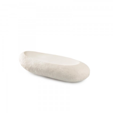 Small Rock Porcelain Plate by 100% Chef, 1 unit