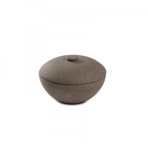 Stone Pot with Lid by 100% Chef, 1 unit Stone Pot with Lid by 100% Chef, 1 unit