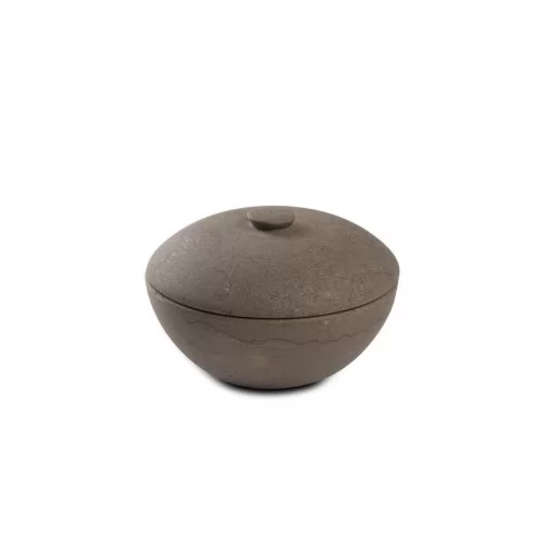 Stone Pot with Lid by 100% Chef, 1 unit Stone Pot with Lid by 100% Chef, 1 unit