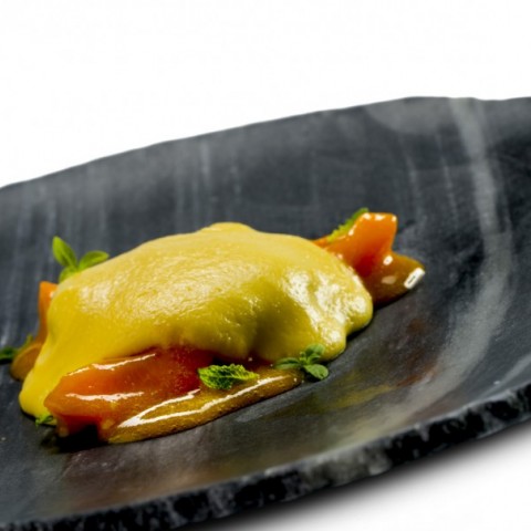 Rustic Rim Black Marble PLate (xs - 25cm) by 100% Chef, 1 unit Rustic Rim Black Marble PLate (xs - 25cm) by 100% Chef, 1 unit