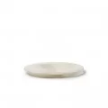 Smooth Rim White Marble Plate (xs - 25cm) by 100% Chef, 1 unit
