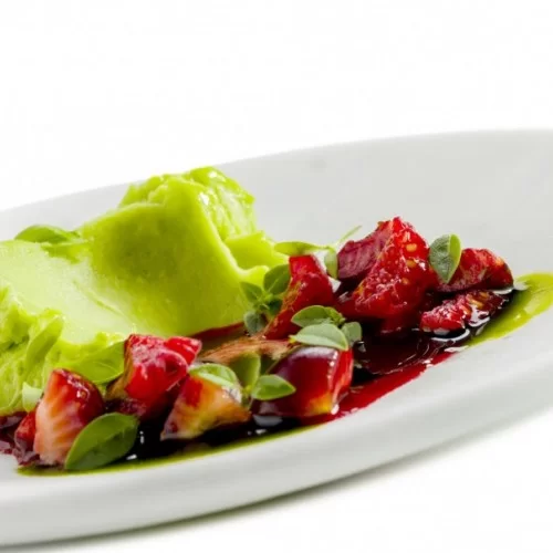 Smooth Rim White Marble Plate (xs - 25cm) by 100% Chef, 1 unit