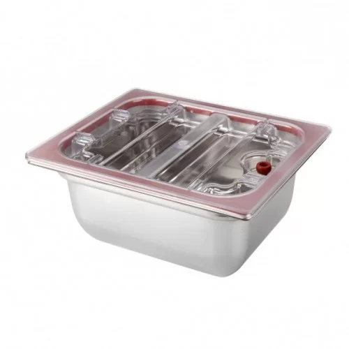 BrickVac Polycarbonate Cover 1/2 GN by 100% Chef, 1 unit BrickVac Polycarbonate Cover 1/2 GN by 100% Chef, 1 unit