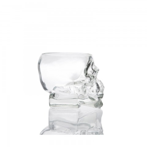 Skull Glass, 300ml, 12x9x9cm by 100% Chef, 6pk
