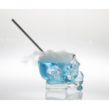 Skull Glass, 300ml, 12x9x9cm by 100% Chef, 6pk