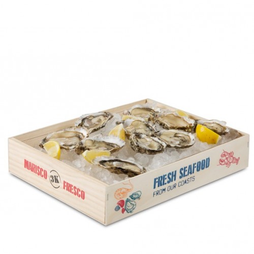 Seafood Box, Printed, 3kg, 40x30x7cm by 100% Chef, 3 pk