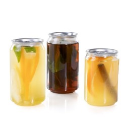 Soda Cans (500ml PET Plastic) by 100% Chef, 100pk Soda Cans (500ml PET Plastic) by 100% Chef, 100pk
