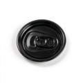 Black Aluminium Ringpull Lids for Soda Cans by 100% Chef, 100pk