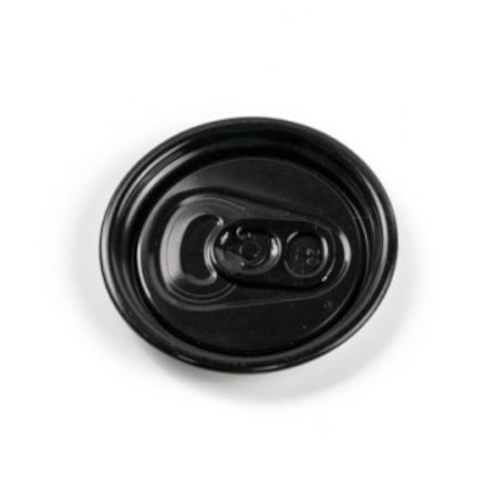Black Aluminium Ringpull Lids for Soda Cans by 100% Chef, 100pk