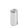 Slim Aluminium Can (200ml) with Lid by 100% Chef, 75pk