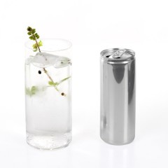 Slim Aluminium Can with Lid, 75pk