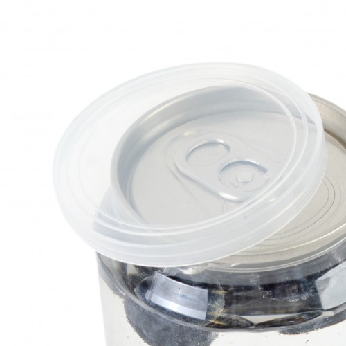 Clear Covers for Soda Cans, 100pk