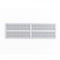 Arabesque Floral Border Tuile Silicone Mould by 100% Chef, 1 unit