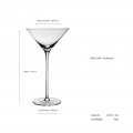 Moner Dry, Martini Glass, 120 ml by 100% Chef, 4pk