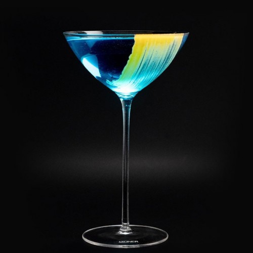Moner Punch Cocktail Glass 136 ml – Set of 4 by 100% Chef, 4pk