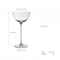 Moner Bra, Cocktail Glass, 180 ml by 100% Chef, 4pk