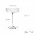 Moner Nectar, Coupe Cocktail Glass, 220 ml by 100% Chef, 4pk