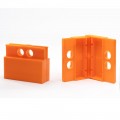 Alinia Rectangular Ice Moulds with Tray, 4 × 4 × 12 cm, 18 Moulds by 100% Chef, 1 unit