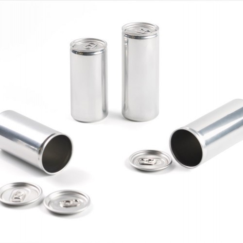 Slim Aluminium Can with Lid by 100% Chef, 70pk