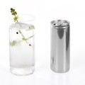 Slim Aluminium Can with Lid, 250ml  by 100% Chef, 70pk