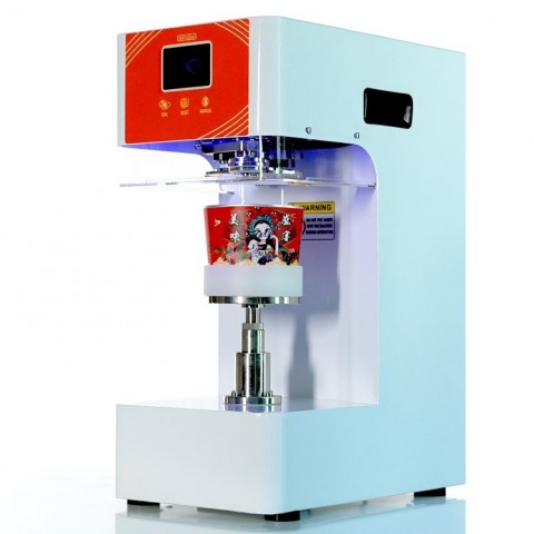 Automatic Bowl Sealer - Ø126 mm, White - For Takeaway by 100% Chef, 1 unit