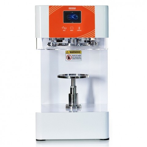 Automatic Bowl Sealer - Ø153 mm, White - For Takeaway by 100% Chef, 1 unit