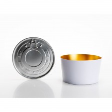 Bowls with Lids (Hot Food) - White, 1,500 ml, for use with Bowl Sealer Ø153, Pack of 300 by 100% Chef, 1 unit