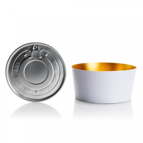 Bowls with Lids (Hot Food) - White, 1,300 ml, for use with Bowl Sealer Ø153, Pack of 300 by 100% Chef, 1 unit