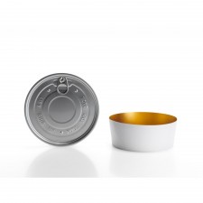 Bowls with Lids (Hot Food) - White, 510 ml, for use with Bowl Sealer Ø126, Pack of 250 by 100% Chef, 1 unit