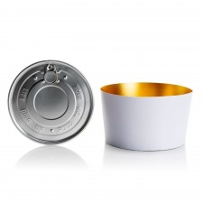 Bowls with Lids (Cold Food) - White, 1,500 ml, for use with Bowl Sealer Ø153, Pack of 300 by 100% Chef, 1 unit