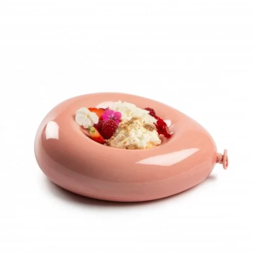 Globus Plate (Porcelain), 500ml, 23 x 20 x 7cm by 100% Chef, 1 Unit Globus Plate (Porcelain), 500ml, 23 x 20 x 7cm by 100% Chef, 1 Unit