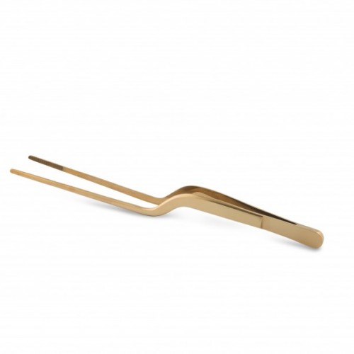 Gold Titanium Sushi Tongs, 200mm by 100% Chef, 1 unit