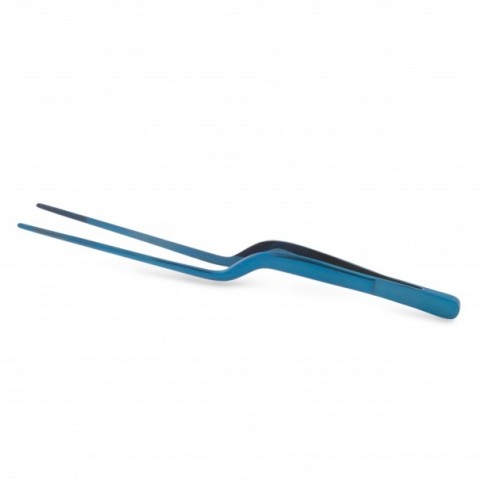 Blue Titanium Sushi Tongs, 200mm by 100% Chef, 1 unit